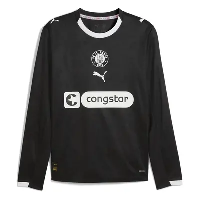 PUMA FC St. Pauli 25/26 Langarm-Ausweichtrikot Herren, Accessoires, Schwarz, XXL