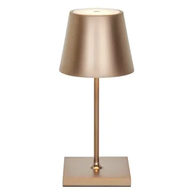 Tischlampe Aline Bronze Aluminium/Kunststoff 11 cm 25 cm - Material: Aluminium, Kunststoff - LED - Lichtfarbe: Extra warmweiss -
