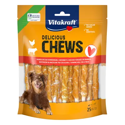 Vitakraft Deli Chews Kaurollen mit Huhn S 25 Stk.