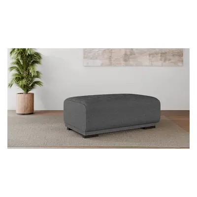GOODproduct Polsterhocker "BORNHOLM, grosser Hocker passend zur Serie, Masse B/T/H: 122/72/46 cm" mit Wellenfederung, in hochwer