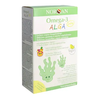 Norsan Omega-3 Alga Jelly vegan Blist 120 Stk