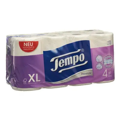 Tempo Toilettenpapier Premium weiss 4lagig 120 Blatt 16 Stk