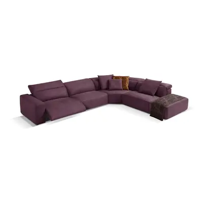 Egoitaliano Ecksofa "Beverly, extravangantes Designsofa mit erstklassigem Sitzkomfort" wahlweise mit elektrischer Relaxfunktion,