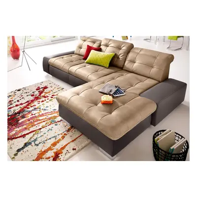 sit&more Ecksofa "Palomino L-Form" wahlweise XL oder XXL und mit Bettfunktion