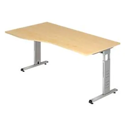 Schreibtisch Office Holz 180 cm - Farbe: Ahorn - Material: 2 mm ABS-Kante - Schreibtisch