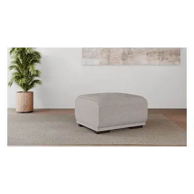 GOODproduct Polsterhocker "BORNHOLM, kleiner Hocker passend zur Serie, Masse B/T/H: 61/72/46 cm" mit Wellenfederung, in hochwert