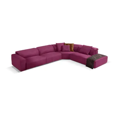 Egoitaliano Ecksofa "Beverly, extravangantes Designsofa mit erstklassigem Sitzkomfort" wahlweise mit elektrischer Relaxfunktion,