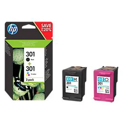 HP Combopack 301 BK/color N9J72AE DeskJet 2050 190/165 Seiten
