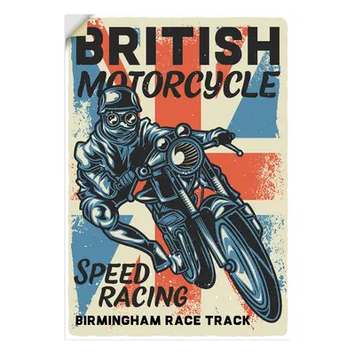 Artland Wandbild "Motorrad Birmingham" 1 Stk. tlg. als Alubild, Leinwandbild, Poster, Wandaufkleber in verschied. Grössen