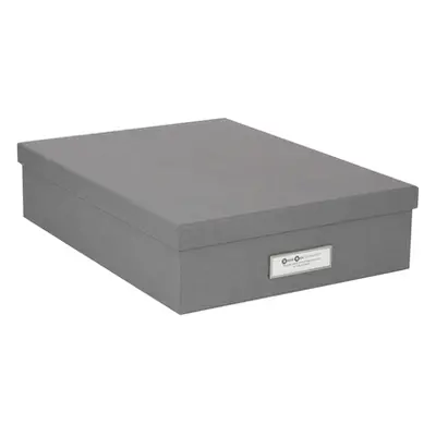 BIGSO BOX OF SWEDEN Aufbewahrungsbox Oskar A4 945154141 grau 26x35x8.5cm