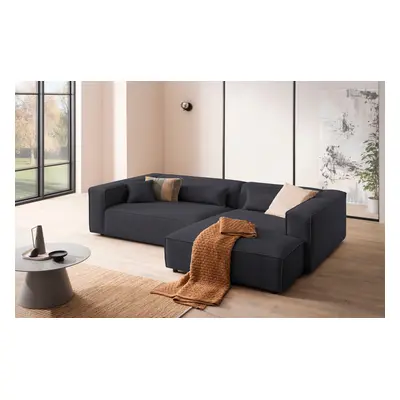 LeGer Home by Lena Gercke Ecksofa "PIARA XXL Cord, Big-Sofa, L-Form" wahlweise Ottomane rechts/links, Kedernaht, extra tiefe Sit