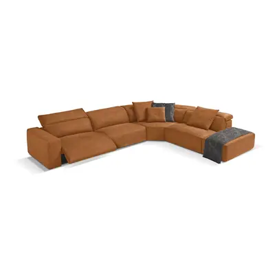 Egoitaliano Ecksofa "Beverly, extravangantes Designsofa mit erstklassigem Sitzkomfort" wahlweise mit elektrischer Relaxfunktion,