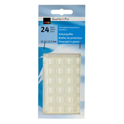 Coop Qualité & Prix Schutzpuffer klar 12.7mm x 12.7mm 24 Stück
