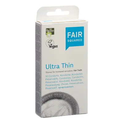 Fairsquared Kondom Ultra thin vegan 10 Stk