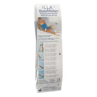 Illa Dusch Schutzfolie 80x40cm Fuss Knie Btl 5 Stk