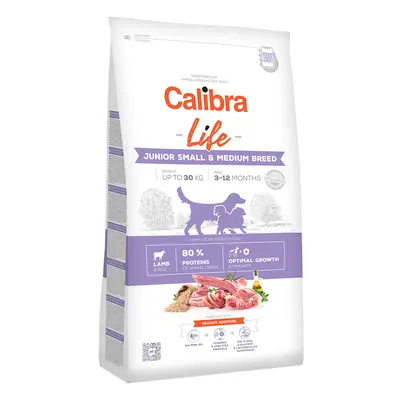 Calibra Life Junior Small & Medium Breed Lamm - 12 kg