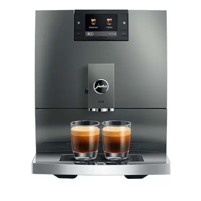 JURA C9 Piano Inox (SA) Kaffeevollautomat – JURA Kaffeevollautomaten Haushalt – grau