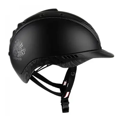 Casco Reithelm Mistrall 2 Precision - floral - Schwarz -  Reithelmgrössen: 58-60, Farbe: Schwarz