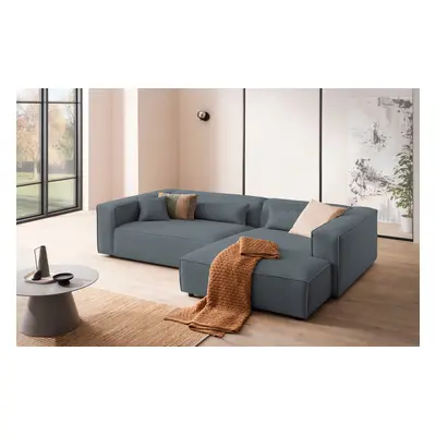 LeGer Home by Lena Gercke Ecksofa "PIARA XXL Cord, Big-Sofa, L-Form" wahlweise Ottomane rechts/links, Kedernaht, extra tiefe Sit