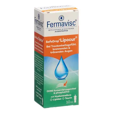 Fermavisc SafeDrop Lipocur Gtt Opht Fl 10 ml