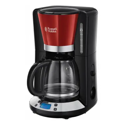 Russell Hobbs Colours Plus+ Kaffeemaschine – Filterkaffeemaschine – rot