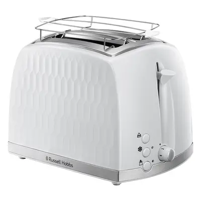 Russell Hobbs Honeycomb White 26060-56 2S Toaster