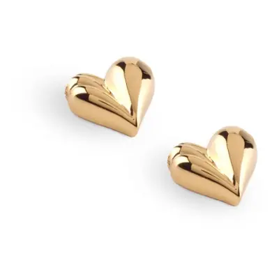 GUESS Silver JSBE04428JWYGT-U Heart Ohrstecker Gold