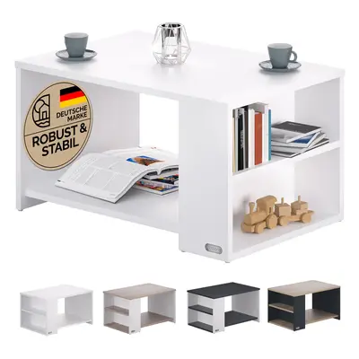 Couchtisch Santa Cruz Weiß 90x60x50cm