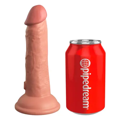 Naturdildo „6“ Dual Density Silicone Cock“ mit extra starkem Saugfuß
