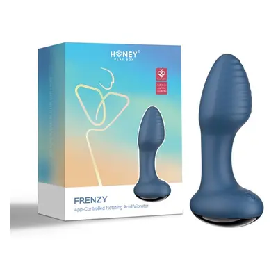 Frenzy Rotating Anal Vibrator Blue