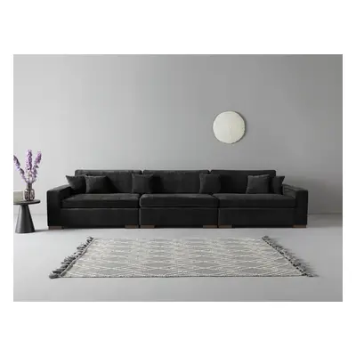 Home affaire 3-Sitzer "Skara XXL" Lounge-Sofa XXL mit Federkern-Polsterung, in vielen Bezugsvarianten