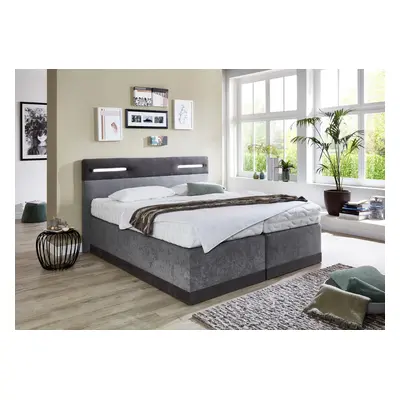 Westfalia Schlafkomfort Boxspringbett mit LED-Beleuchtung