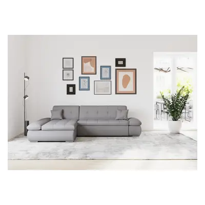 DOMO collection Ecksofa "Moric, L-Form, XXL-Sofa - Breite 300cm, viel Platz, auch in Cord" wahlweise mit Bettfunktion und Armtei