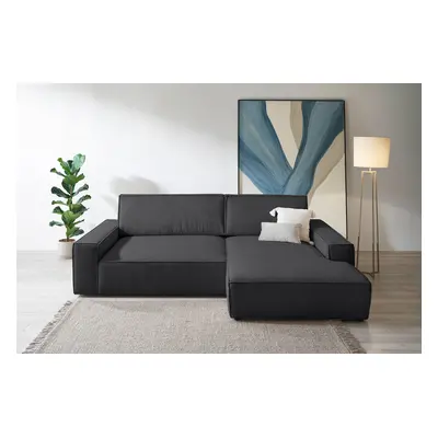 Home affaire "NEU: SHERWOOD XXL 284, Big-Sofa L-Form, tiefe Sitzfläche 95 cm, Cord" Recamiere rechts/links, als Schlafsofa stell