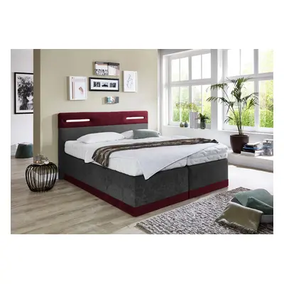 Westfalia Schlafkomfort Boxspringbett mit LED-Beleuchtung