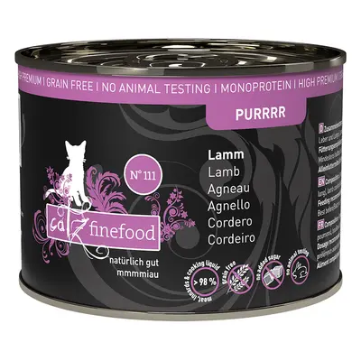 Sparpaket catz finefood Purrrr 12 x 200 g - No. 111 Lamm