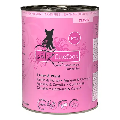 Sparpaket catz finefood 24 x 400 g - Lamm & Pferd