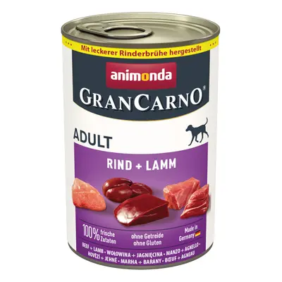 Animonda GranCarno Original Adult 6 x 400 g - Rind + Lamm