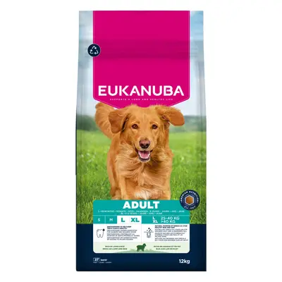 Eukanuba Premium Nutrition Adult Large & Giant Breed Lamm & Reis - 12 kg