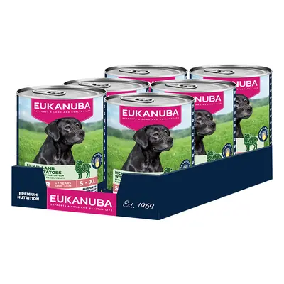 Eukanuba Senior Reich an Lamm mit Kartoffeln - Sparpaket: 24 x 400 g