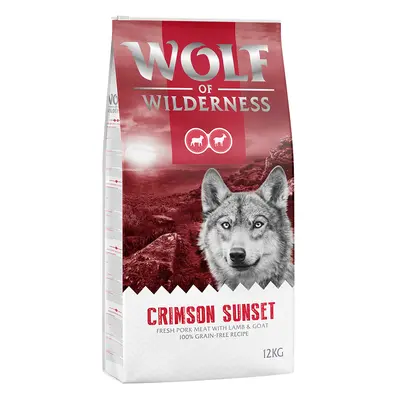 Wolf of Wilderness "Crimson Sunset" Lamm & Ziege - getreidefrei Sparpaket: 2 x 12 kg