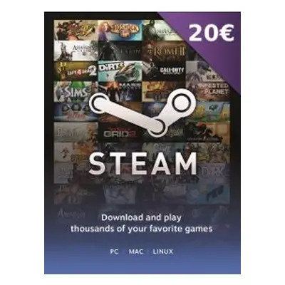 Steam Gift Card 20 EUR