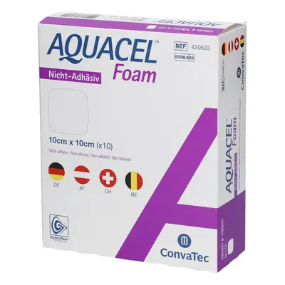 Aquacel™ Foam Schaumverband 10x10 cm