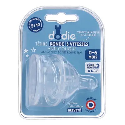 Dodie® Initiation+ Anti-Kolik-Sauger 0-6 Monate