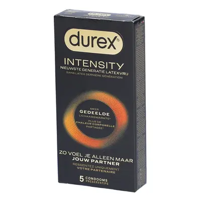 Durex Intensity Kondome für Männer | Latexfrei Ultra Dünn Ultra Gleitfähig | Mehr Geteilte Körperwärme*