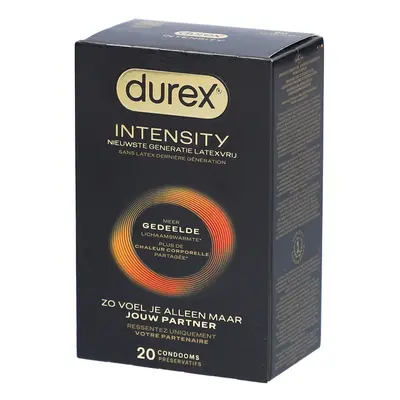 Durex Intensity Kondome für Männer | Latexfrei Ultra Dünn Ultra Gleitfähig | Mehr Geteilte Körperwärme*