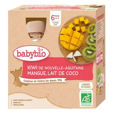 Babybio Kiwi DE Nouvelle-Aquitaine Mangue Lait DE Coco