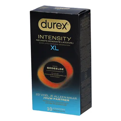 Durex Intensity Kondome für Männer XL | Latexfrei Ultra Dünn Ultra Gleitfähig | Mehr Geteilte Körperwärme*