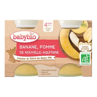 Babybio Banane Pomme DE Nouvelle-Aquitaine ab 4 Monaten