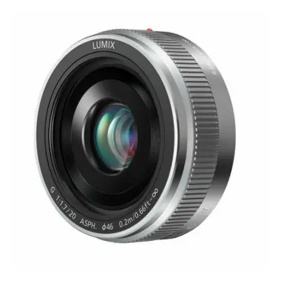 Panasonic, Micro Four-Thirds Bajonett, Panasonic Lumix G 20mm 1.7 silver Panca., Produkte & Wohn